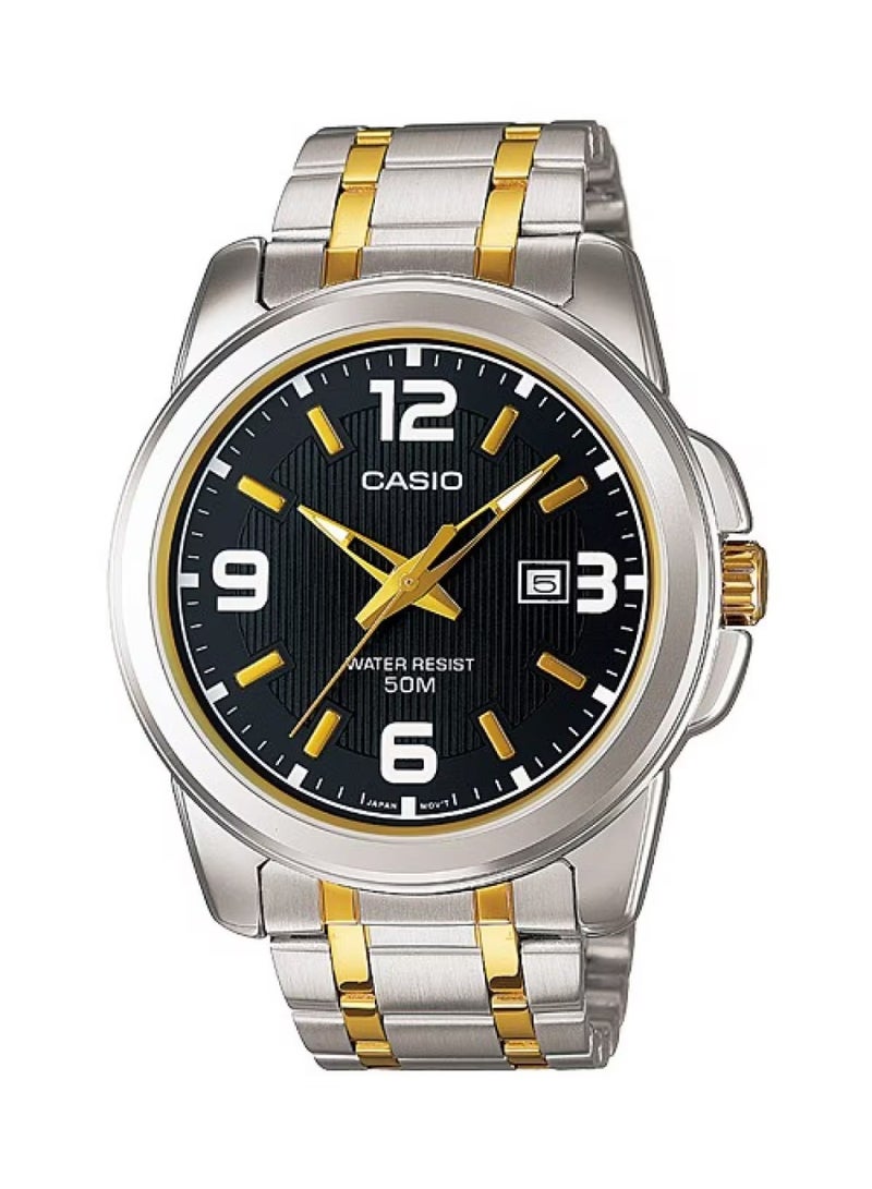 Casio Couple's Watch - MTP/LTP-1314SG-1A Silver/Gold Dial - Image 2